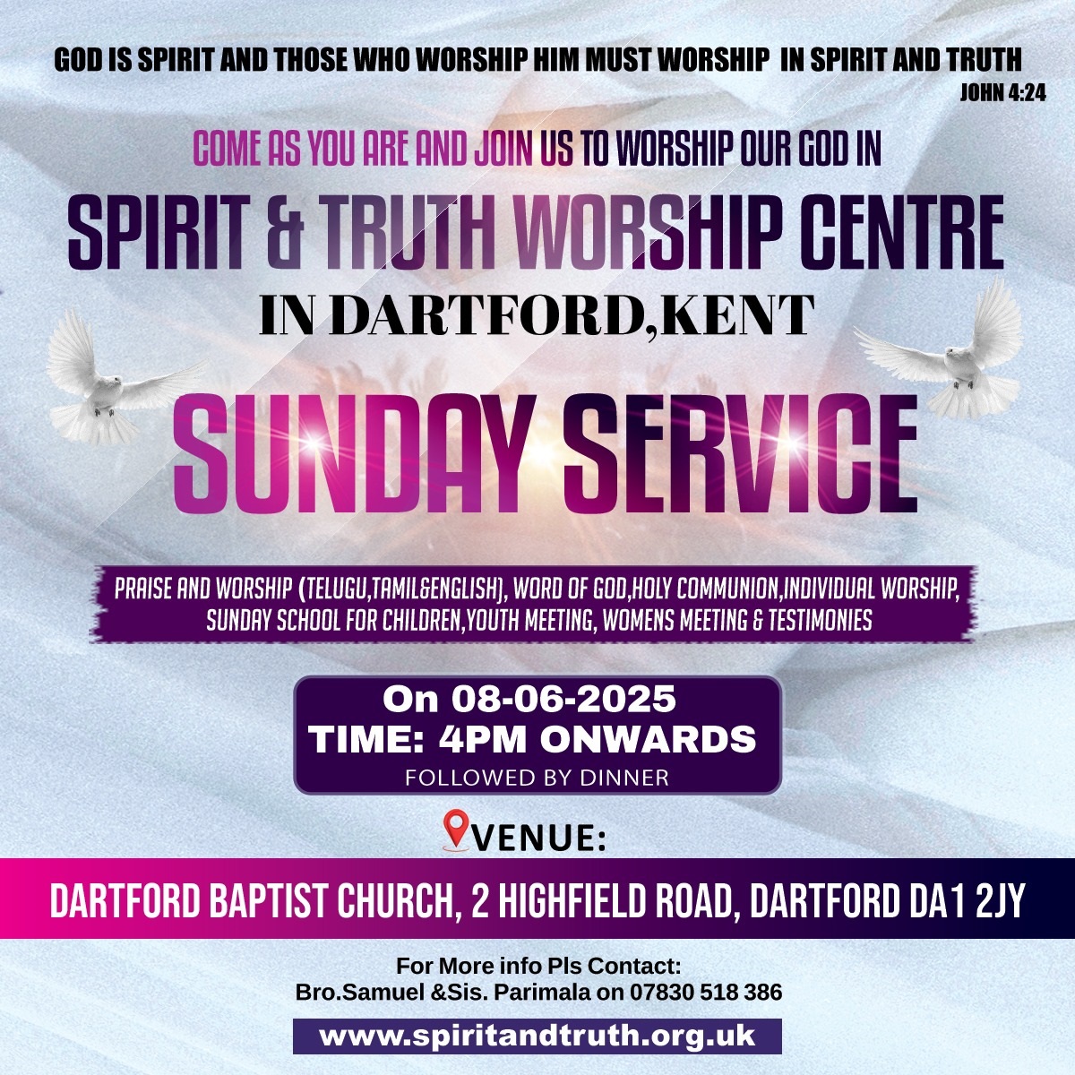 Telugu Church in London and Dartford Telugu Church in London and Dartford